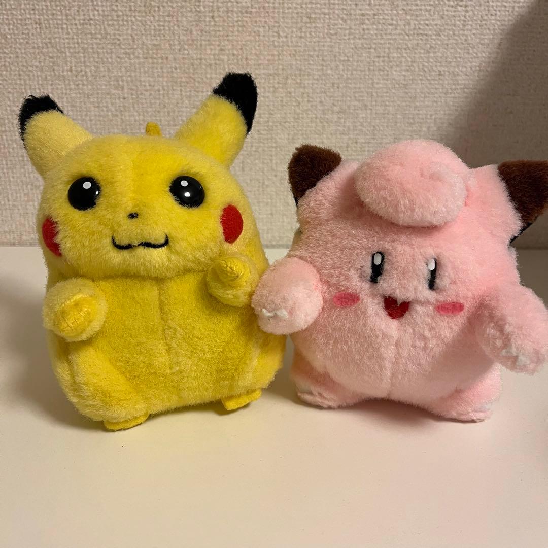 初期 初代 TOMY トミー ピカチュウ ピッピ ぬいぐるみセット