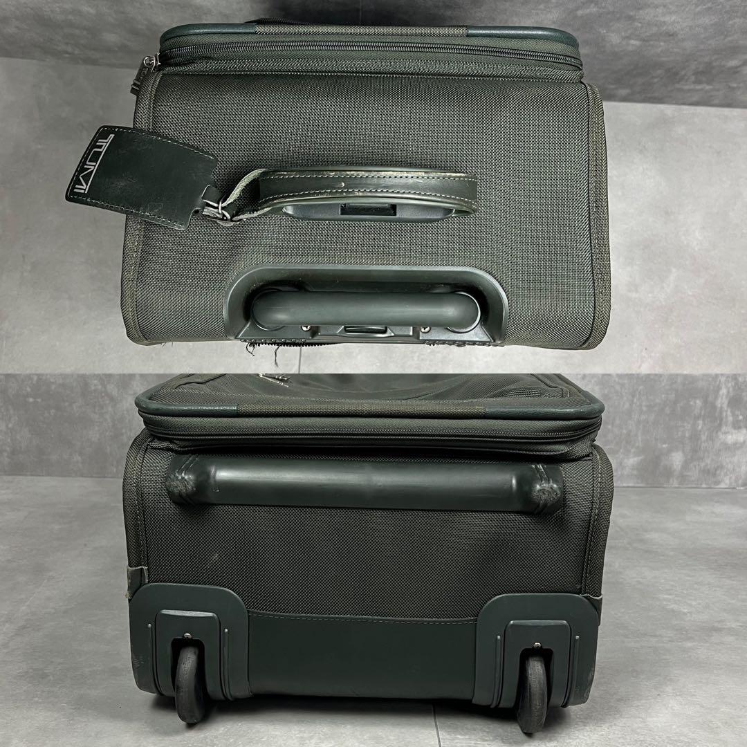 希少色　カーキ　TUMI　トゥミ　キャリーバッグ　スーツケース　2輪　出張　旅行