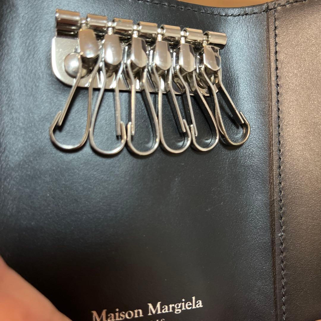 メゾンマルジェラ 4ステッチ 6連 キーケース キーホルダー キーフック