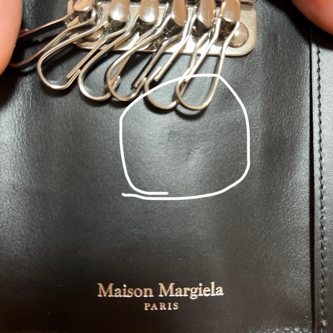 メゾンマルジェラ 4ステッチ 6連 キーケース キーホルダー キーフック