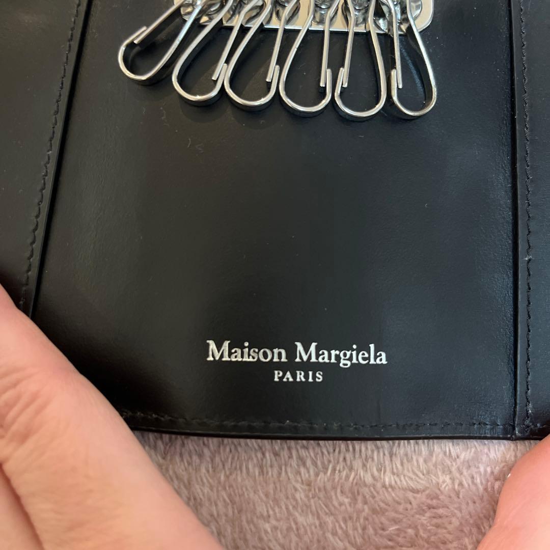 メゾンマルジェラ 4ステッチ 6連 キーケース キーホルダー キーフック