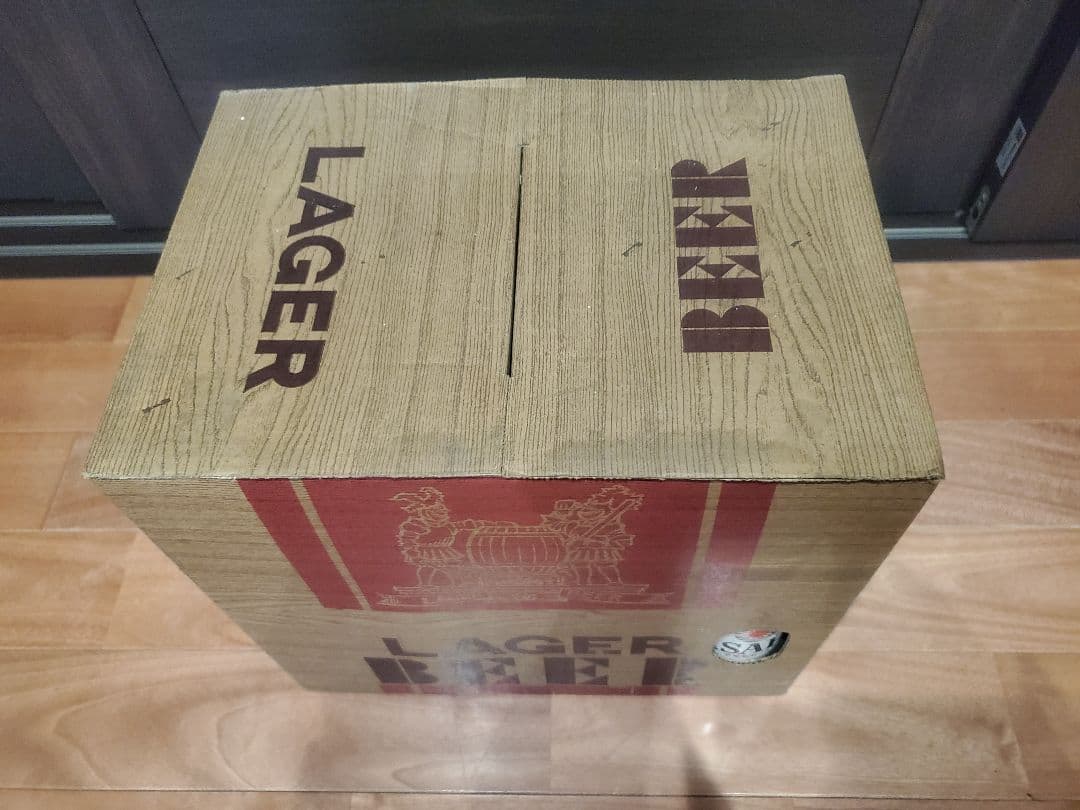 アサヒビール　瓶ビール　レトロ　12本箱付き