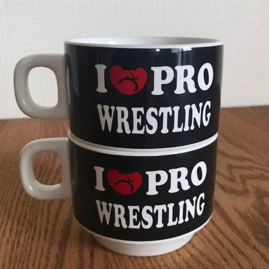 稀少レア品 武藤ベアー スタッキング マグカップ ペア 武藤敬司 未使用