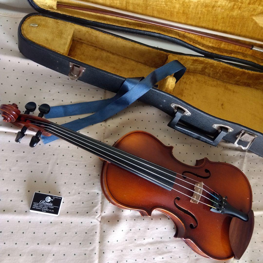 中古1/2バイオリン・弓・ケース付　スズキ