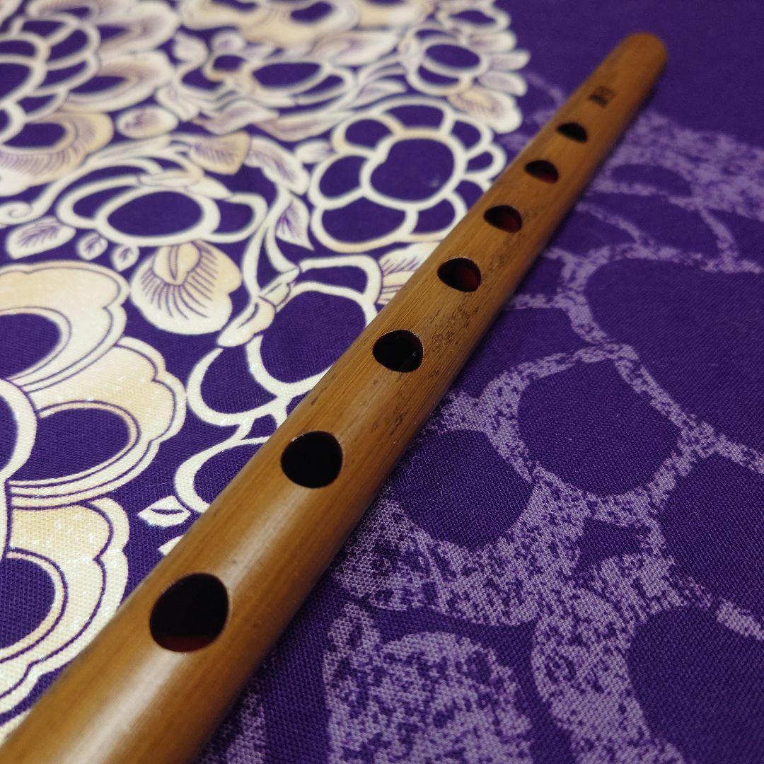 篠笛　五本調子　古典調　拭漆