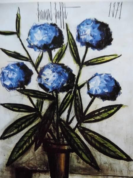 Buffet、BLEUS、希少画集画、新品額装付