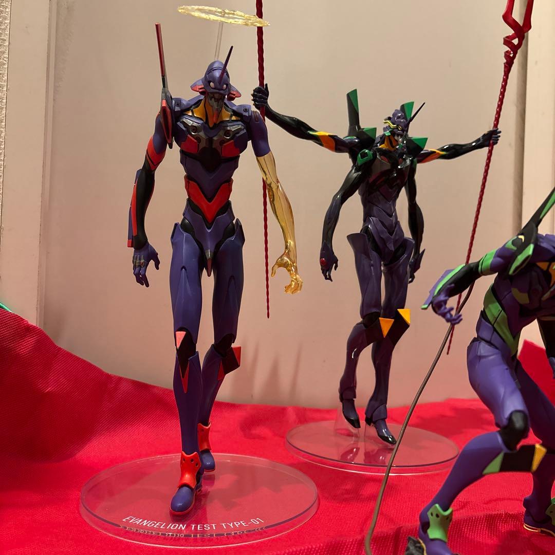 エヴァンゲリオン初号機および第13号機4体セット