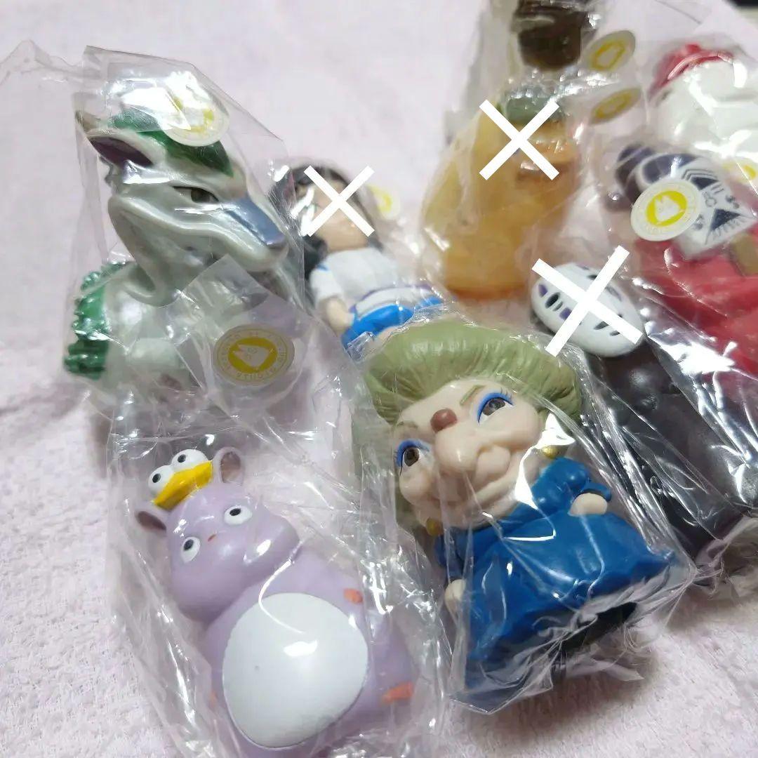 ジブリ 指人形 ソフビ 千と千尋の神隠し ハク竜 湯婆婆 セット フィギュア