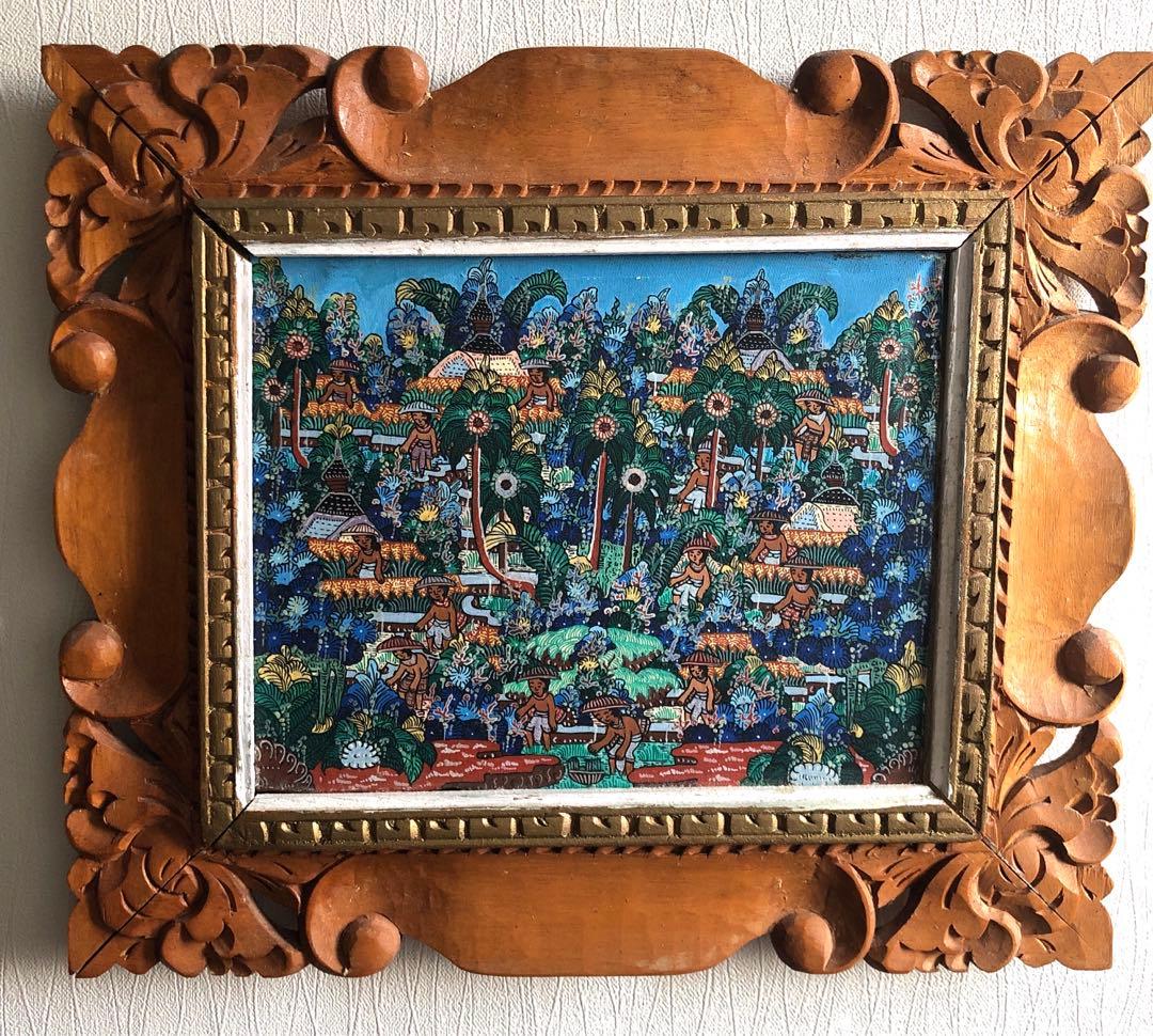 バリ絵画　ウブド　バリアート