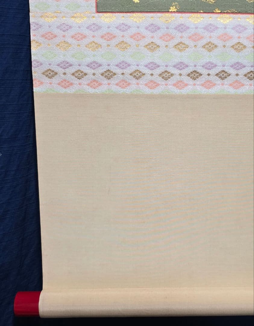 【祇園祭山鉾巡行図】染色 1015 京都洛中洛外 長刀鉾 掛け軸