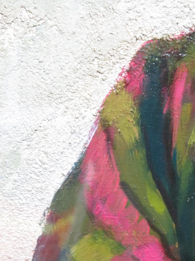 SDG♻️　弦田英太郎　「真珠の女」　油彩　P12号　大作　女性画の巨匠