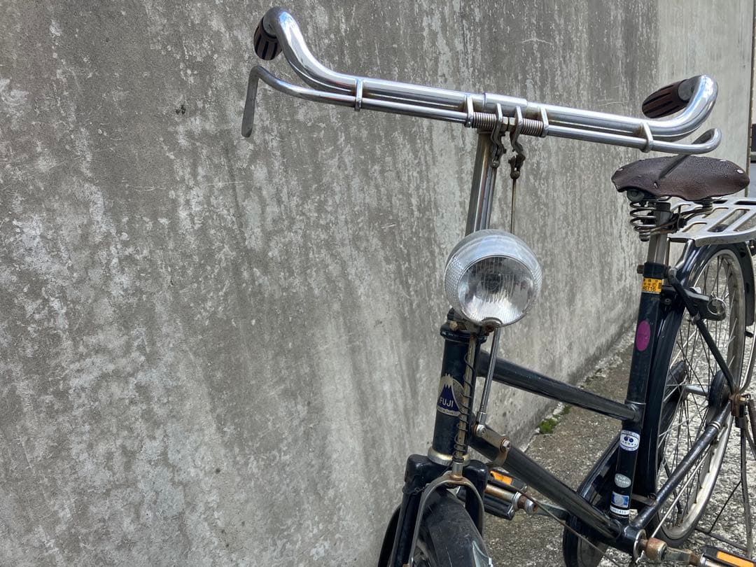 杉並区引取限定 FUJI 自転車 ロッドブレーキ 26インチ レトロ 昭和 フジ