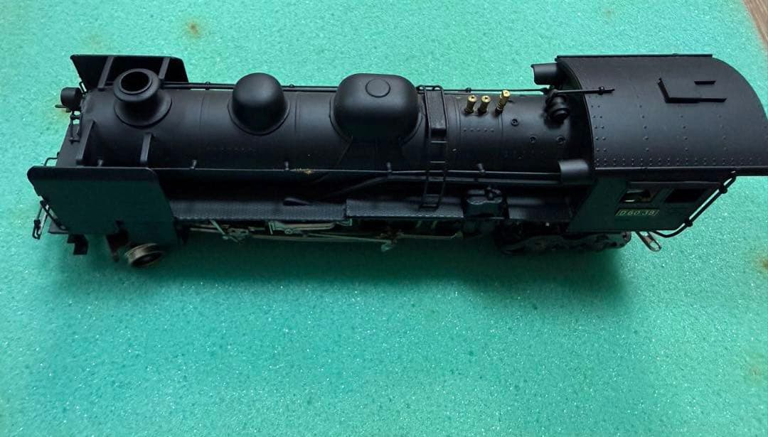 MSK HOゲージ D60 38 蒸気機関車 金属製 テンダー付 真鍮モデル