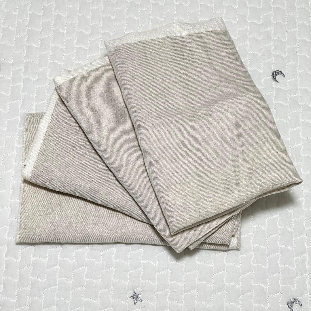 ラプアンカンクリ　リネン　ハンドタオル　4枚まとめて