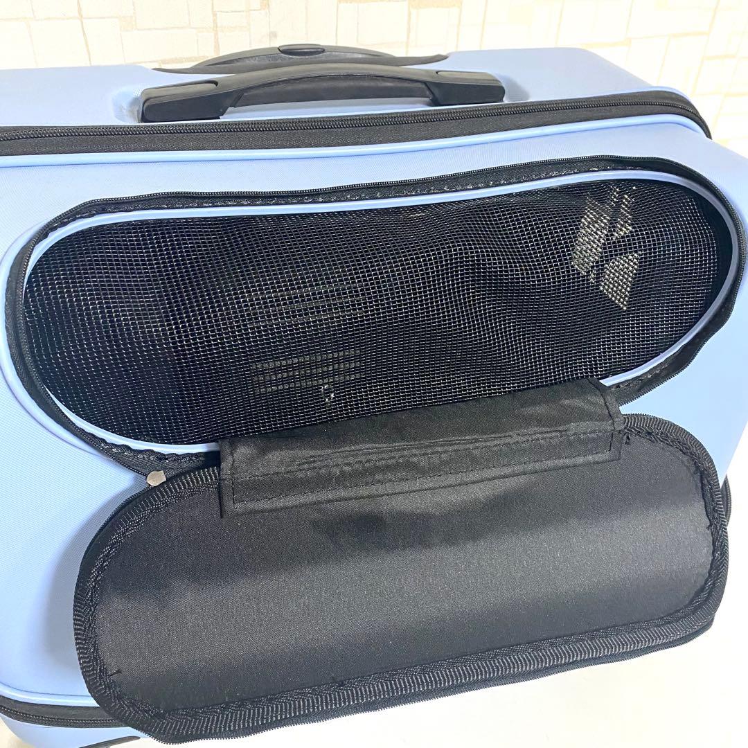 GEX ペット用キャリーバッグ OSOTOキャリーローラー スカイブルー