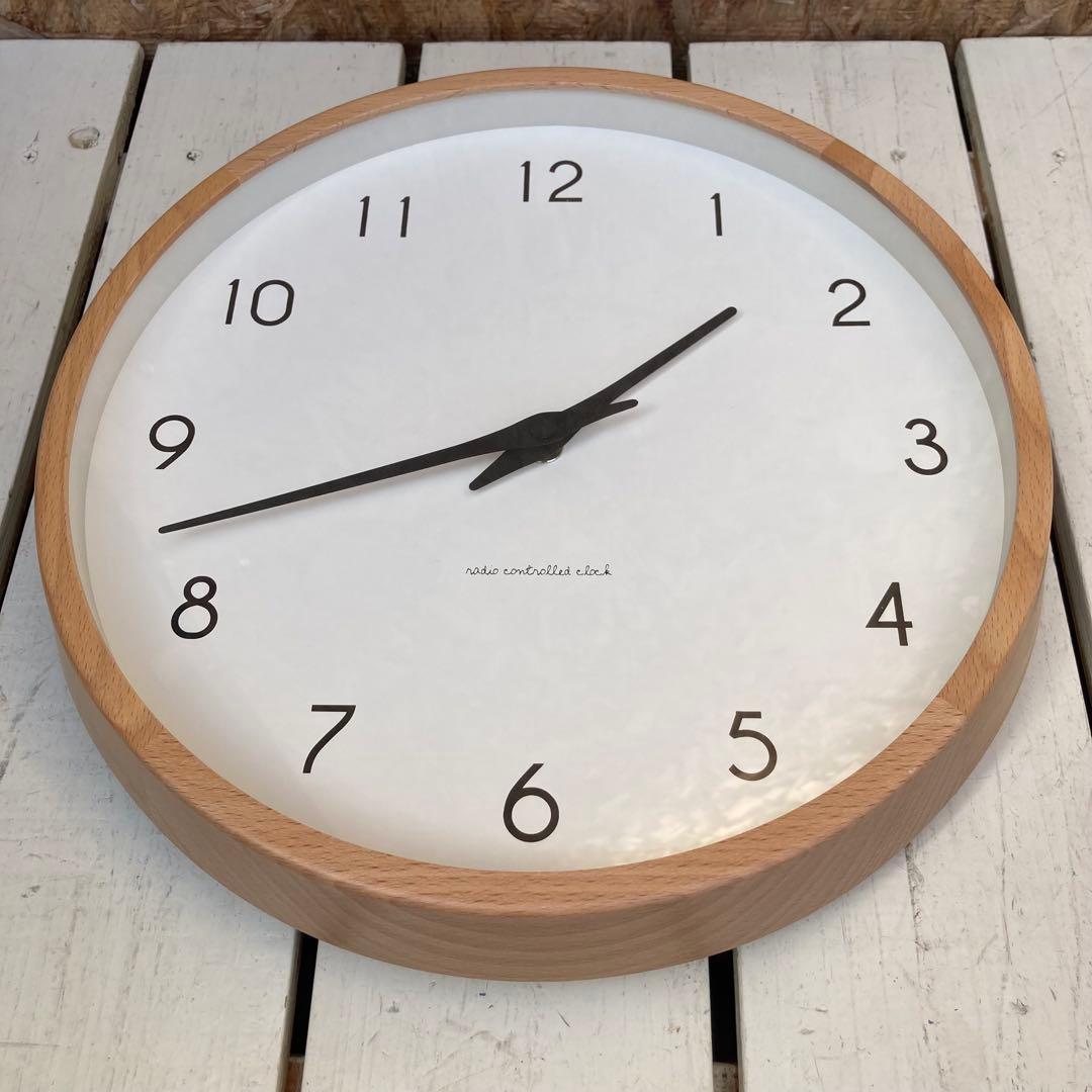 0552 Lemnos 電波時計　掛時計　Campagne　カンパーニュ　美品