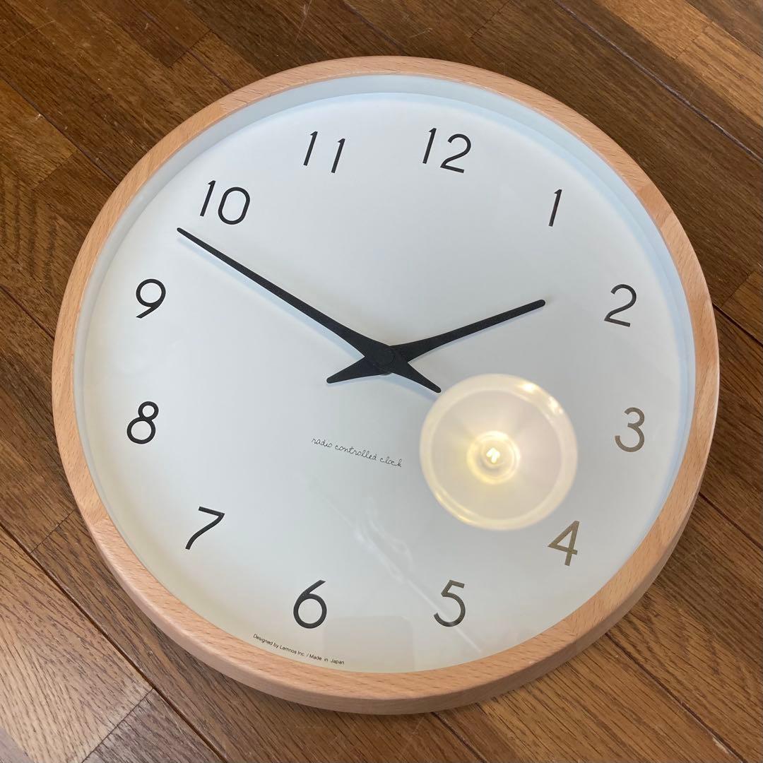 0552 Lemnos 電波時計　掛時計　Campagne　カンパーニュ　美品