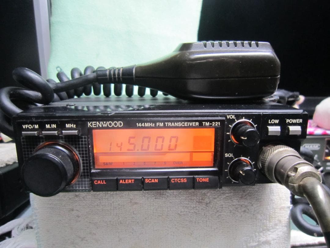 KENWOOD 144MHz FM TM-221S　 HI　40w機　現完動品