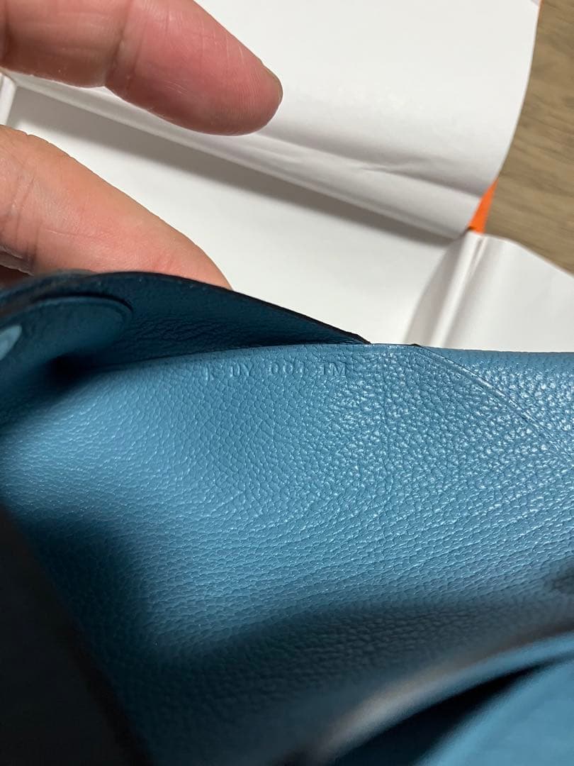 新春値下げ‼️【新品未使用】HERMES カルヴィデュオ 刻印K ブルージーン