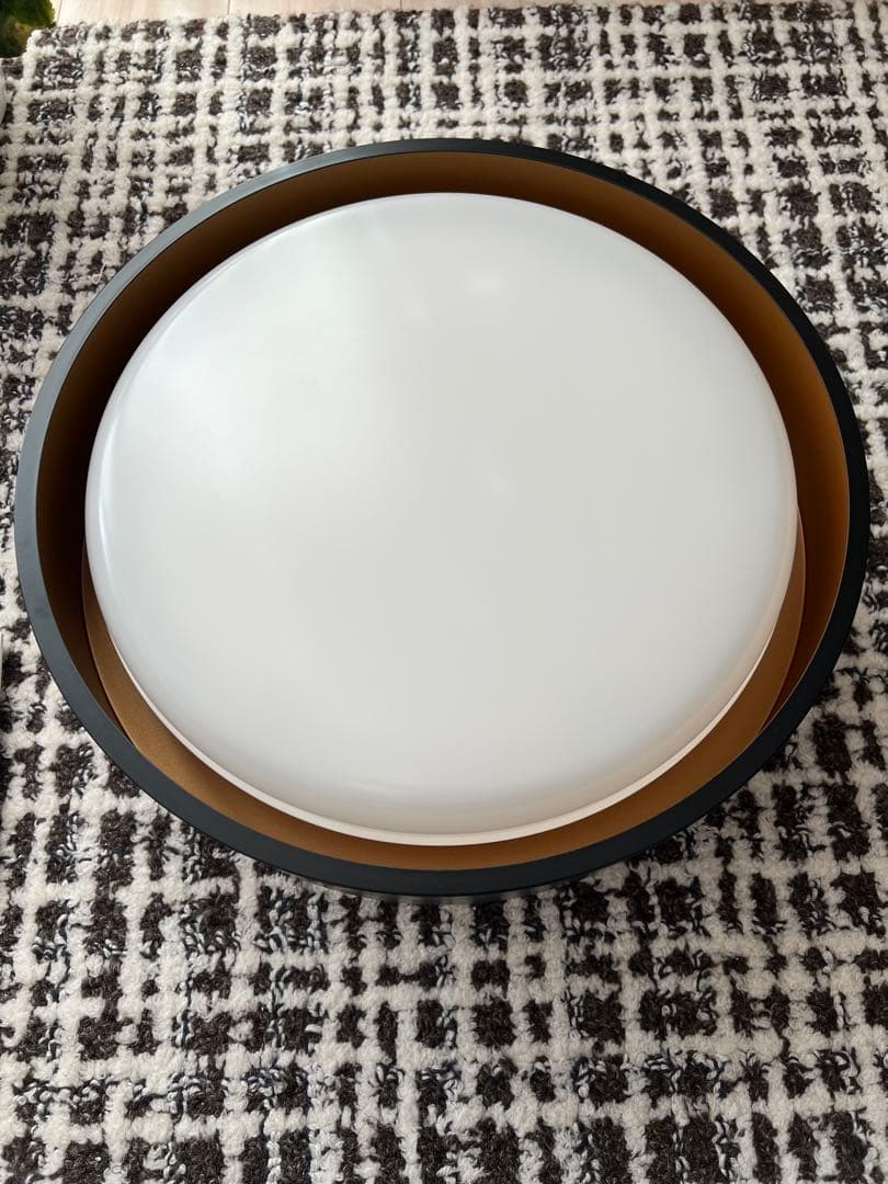 シーリングライト アッパーライト付き 間接照明 8畳 LOWYA ブラック