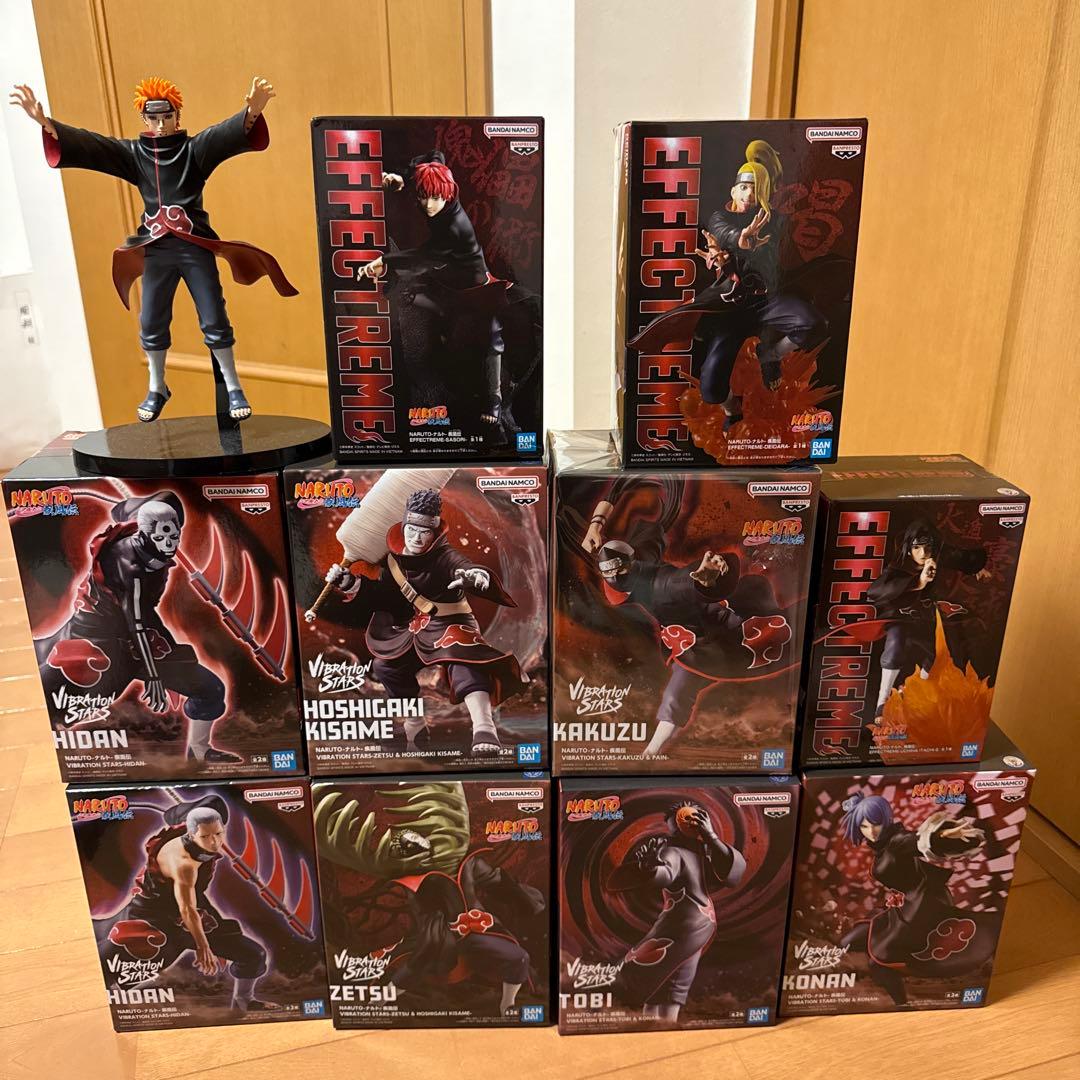 j*d様 バンダイ　NARUTO 暁　コンプリートフィギュア