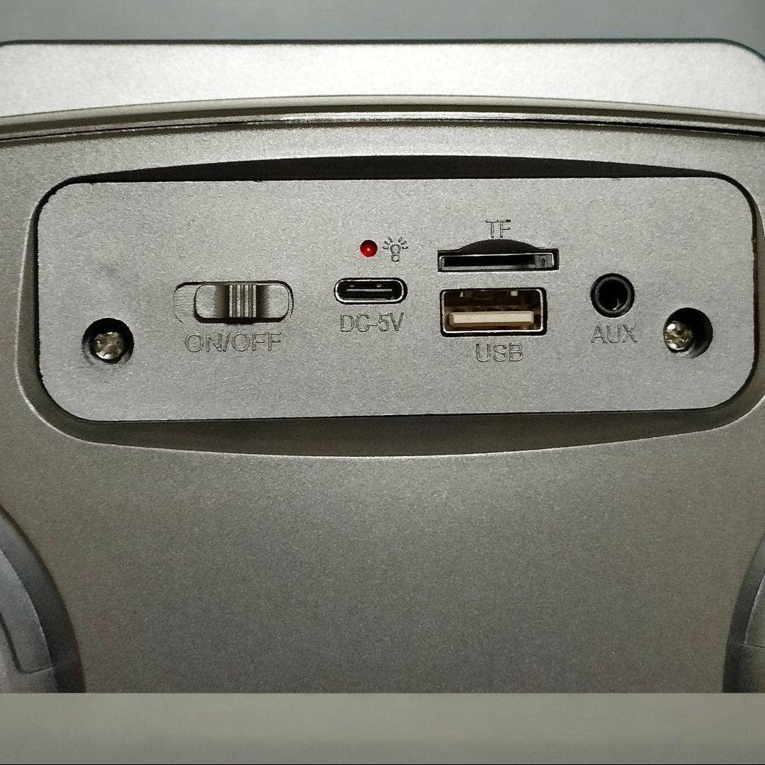 新品未使用 カラオケ 家庭用 スピーカー 第2世代 マイク 2本 USB 充電