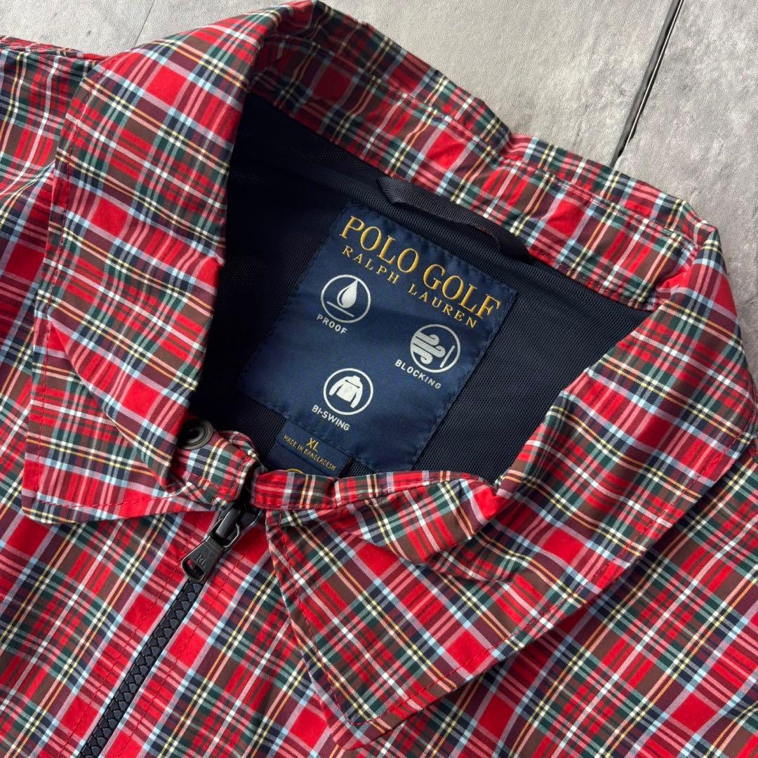 ラルフローレPolo GOLFチェック柄 スイングトップ