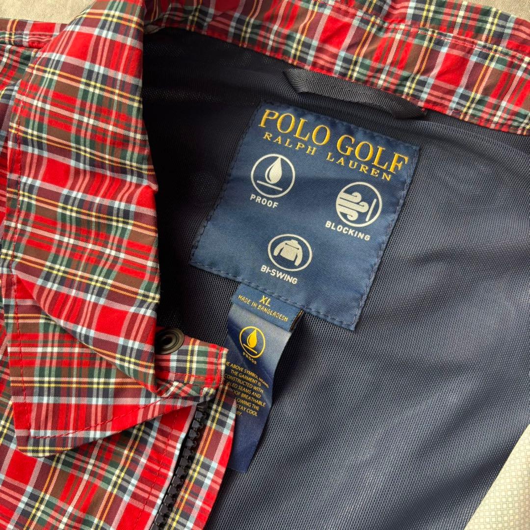 ラルフローレPolo GOLFチェック柄 スイングトップ