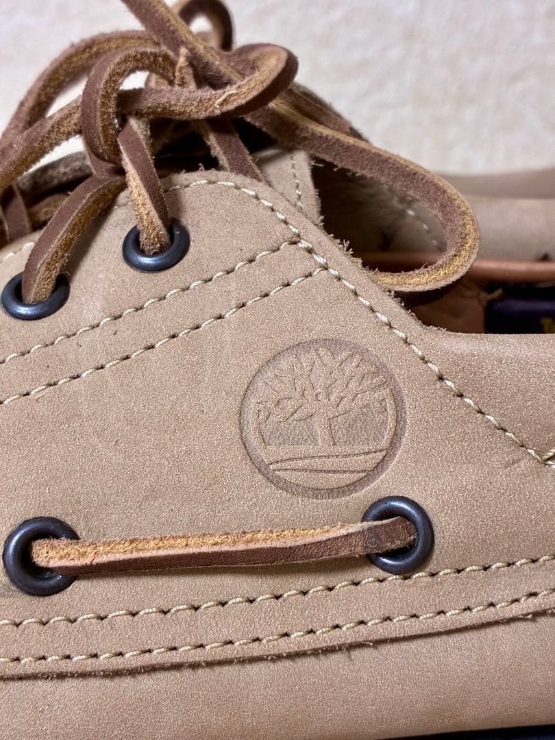 Timberland ボートシューズ（ミディアムベージュ / ヌバック）
