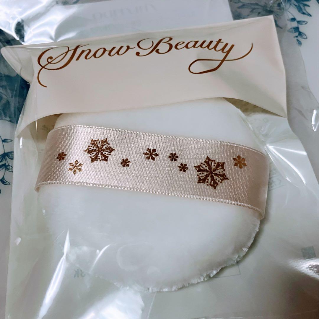 【11個】スノービューティーなめらかソフトパフ、スノービューティーレフィル1個