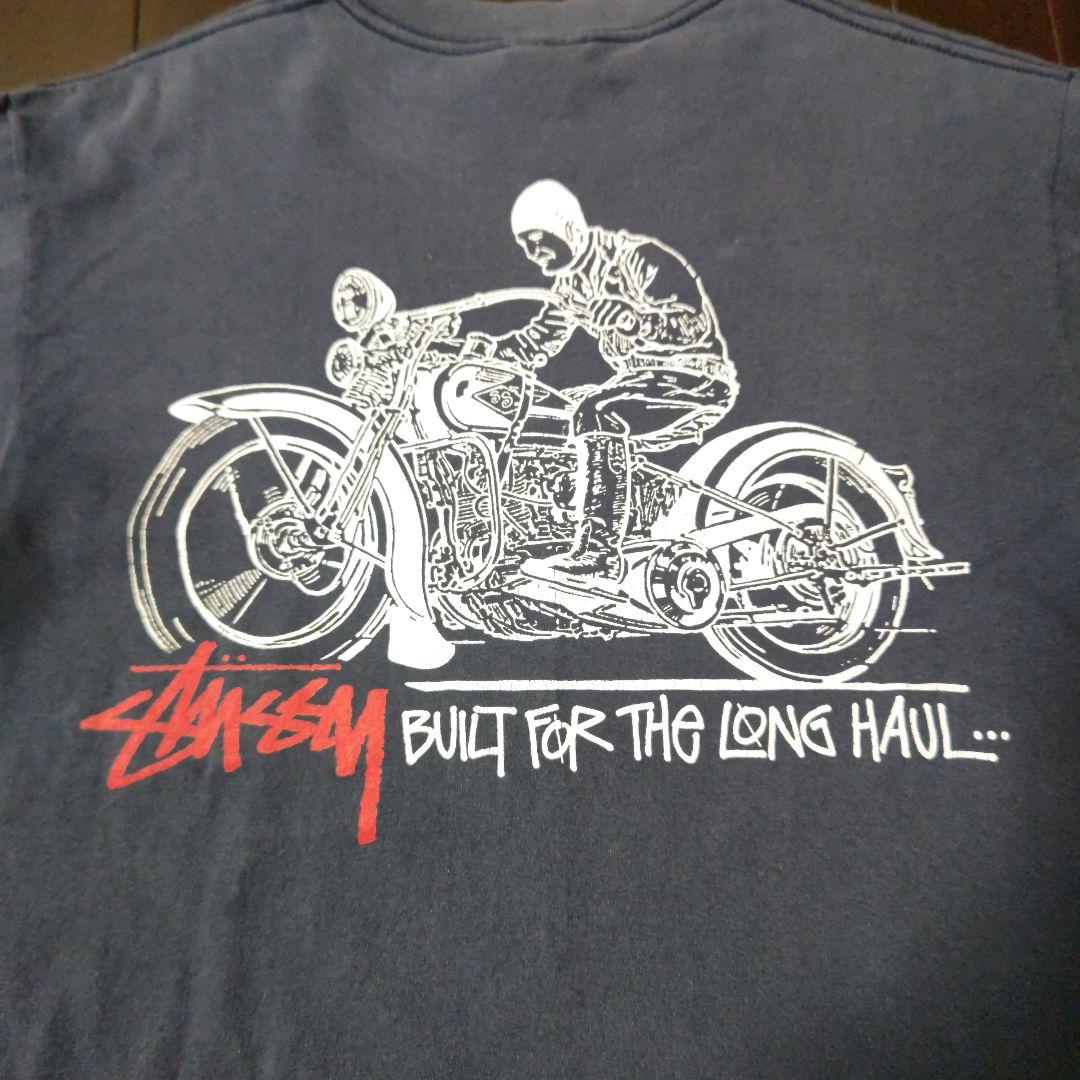 90年代 OLD STUSSYオールドステューシー紺タグハーレーT
