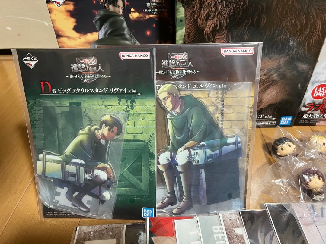 一番くじ 進撃の巨人 ～獣の巨人は俺が仕留める～ セミコンプ　全賞39種中34種