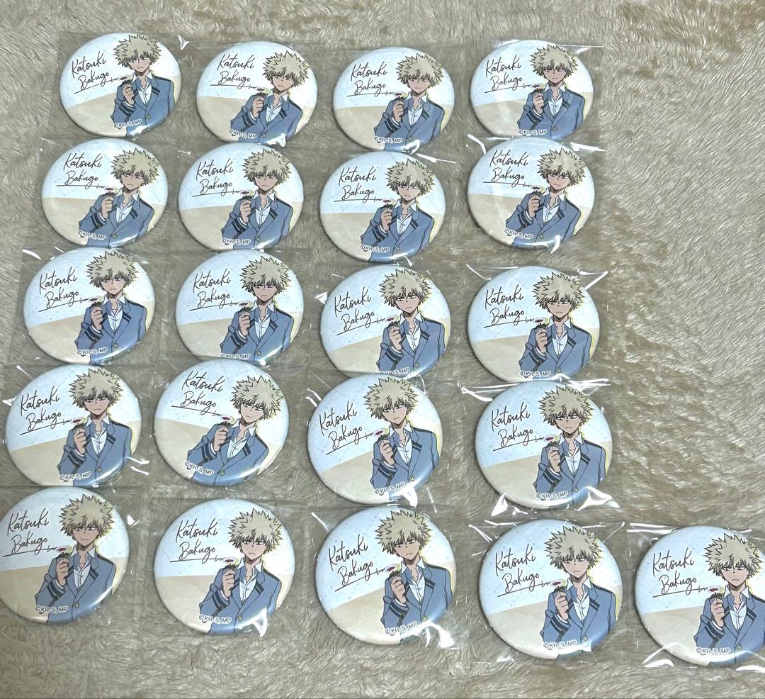 爆豪勝己　缶バッジ　花束　AGF2018