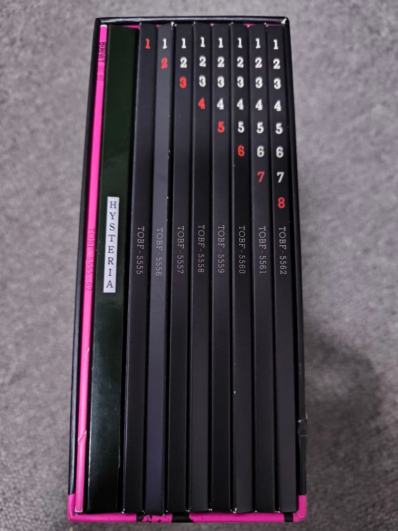 BOOWY ボウイ GIGS BOX DVD 8枚組