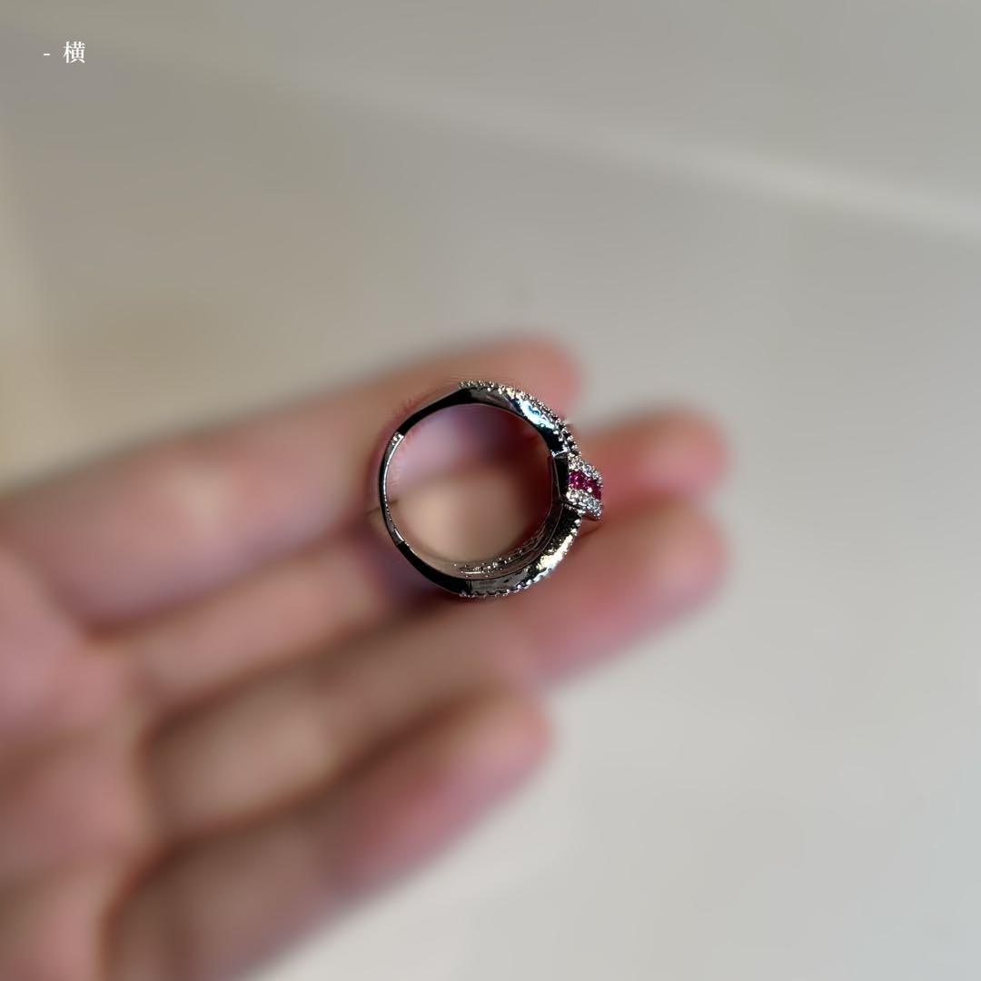 遺品整理　アンティーク　ヴィンテージ　リボンデザイン　ダイヤモンド　ルビー