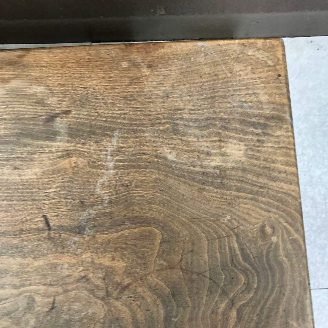 A-3 昭和レトロ 木製文机 古民具 味わい深い古材の座卓 ローテーブル 古道具