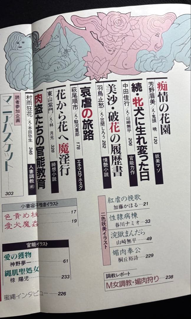 SM秘小説1991年10〜11月 千草忠夫 結城彩雨 楡畑雄二 前田寿按 椋陽児