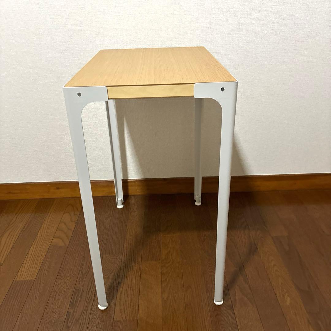 【極美品】無印良品 スチール脚 木製デスク 廃盤 希少