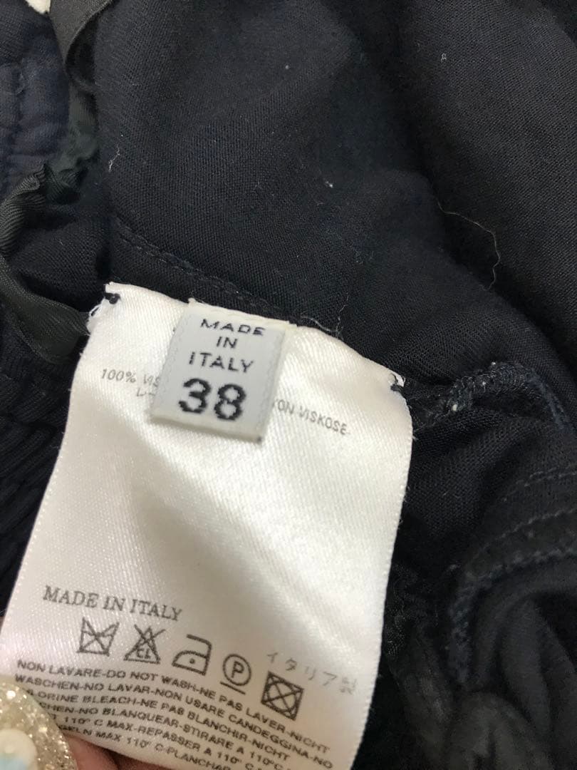 イタリア製　Maison Margiela 4　ウエストリボンレーヨンキュロット