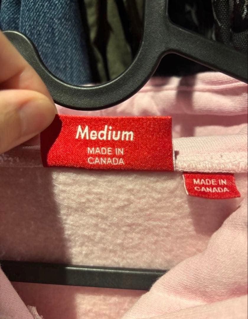 トップス Supreme IDGAF Zip Hoodie \"Light Pink\"