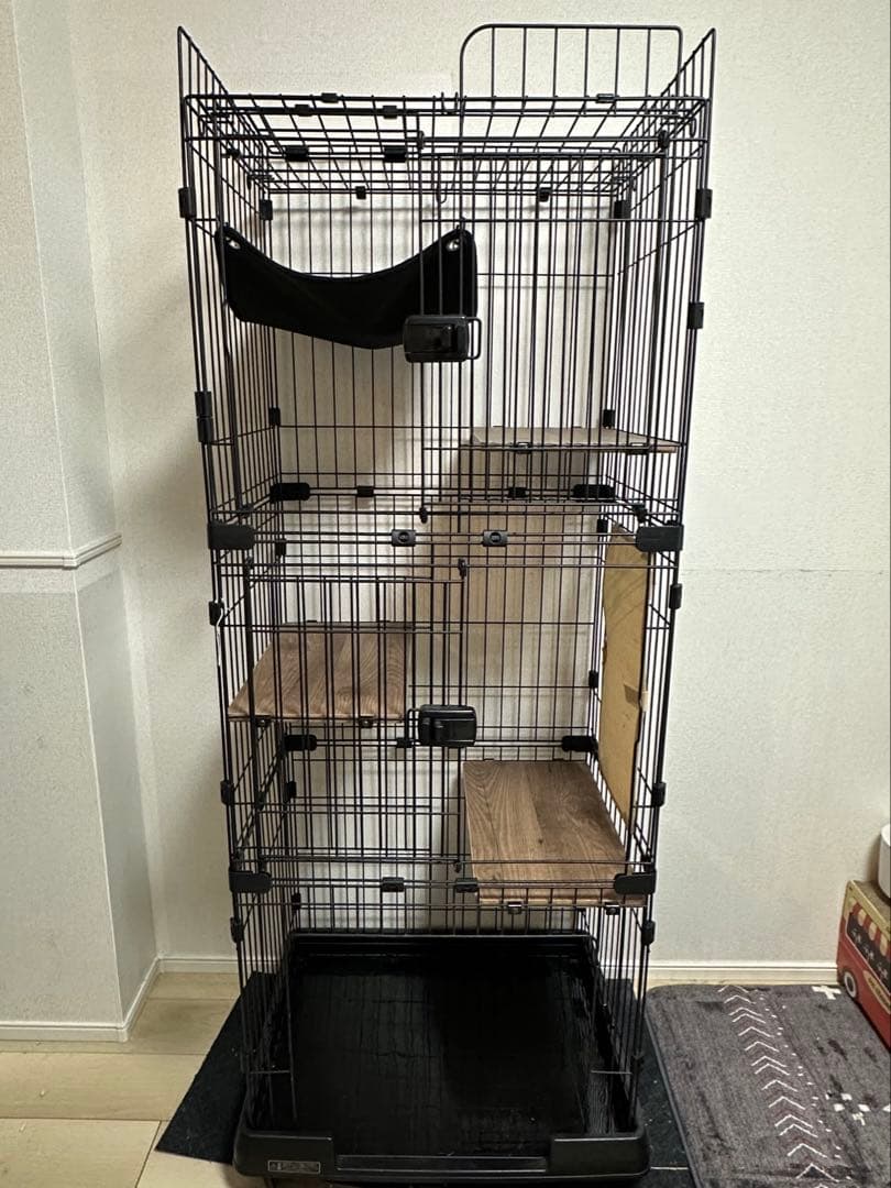 【Hiro】アイリスオーヤマ 猫 ケージ スリム ルーフ付 RFC-704