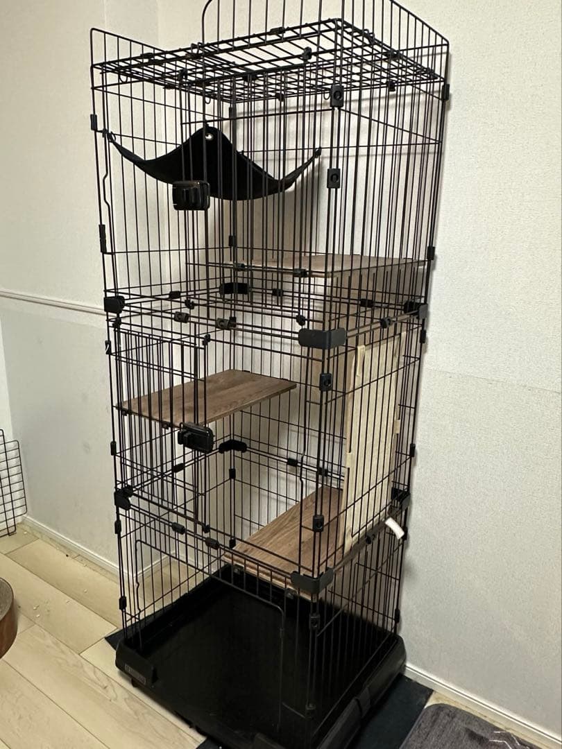 【Hiro】アイリスオーヤマ 猫 ケージ スリム ルーフ付 RFC-704