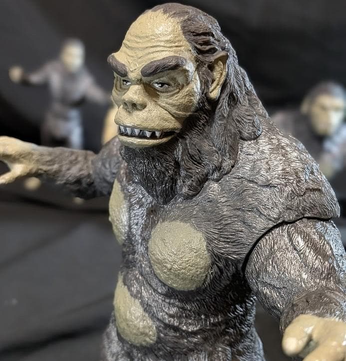 獣人雪男（エクスプラス）ソフビ 親子２体セット＋ＮＧ版頭胴体部アタッチメント