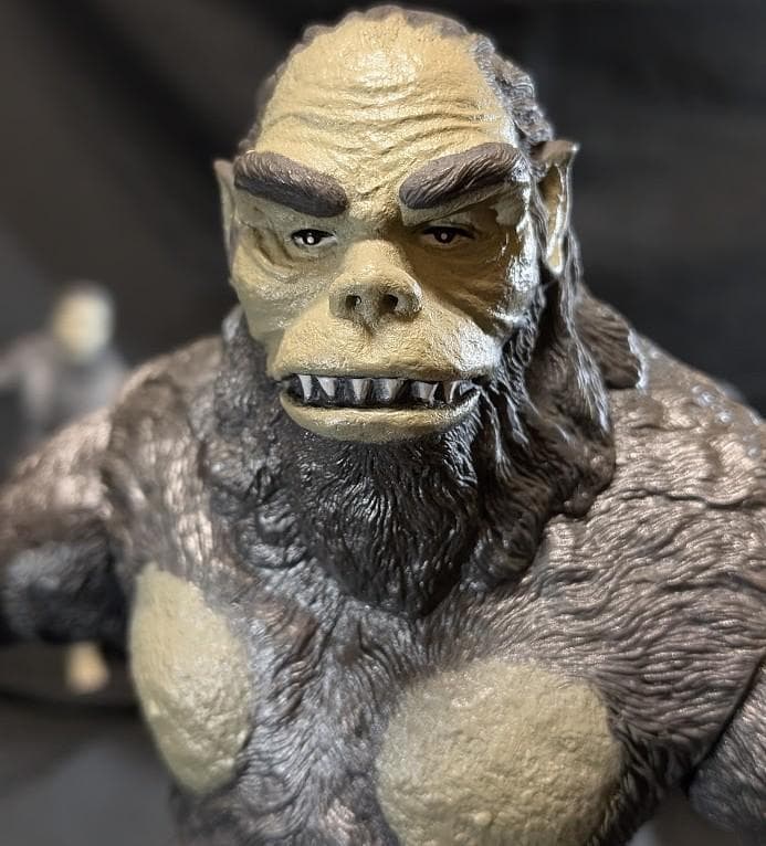 獣人雪男（エクスプラス）ソフビ 親子２体セット＋ＮＧ版頭胴体部アタッチメント