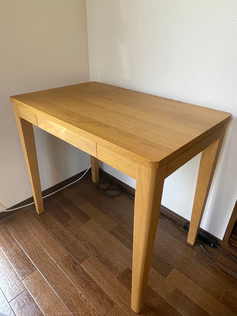 〈美品・引出し付〉デスク 学習机 パソコン 作業デスク