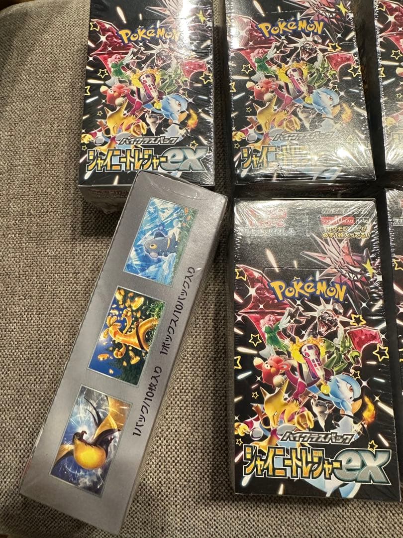 再*可様 ポケモンカード　シャイニートレジャーex box シュリンク付き　6箱