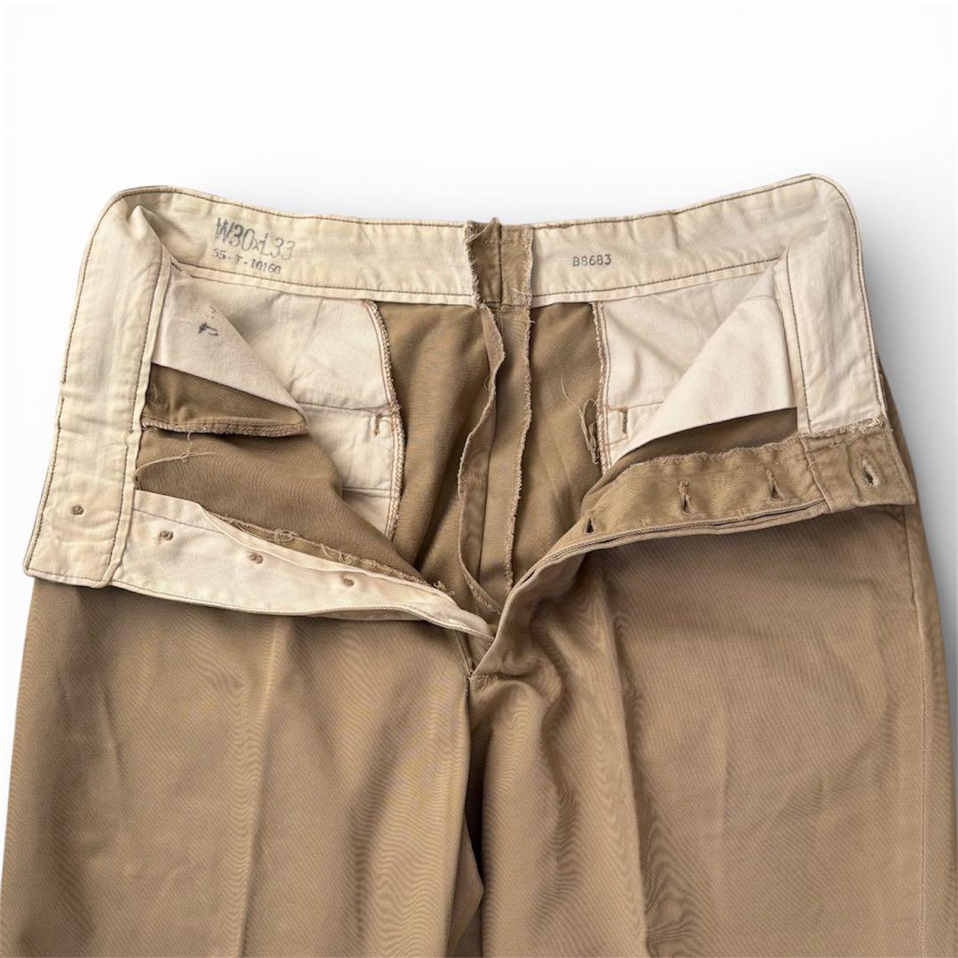 ビンテージ 50s US ARMY チノトラウザー チノパン オリジナル　M52