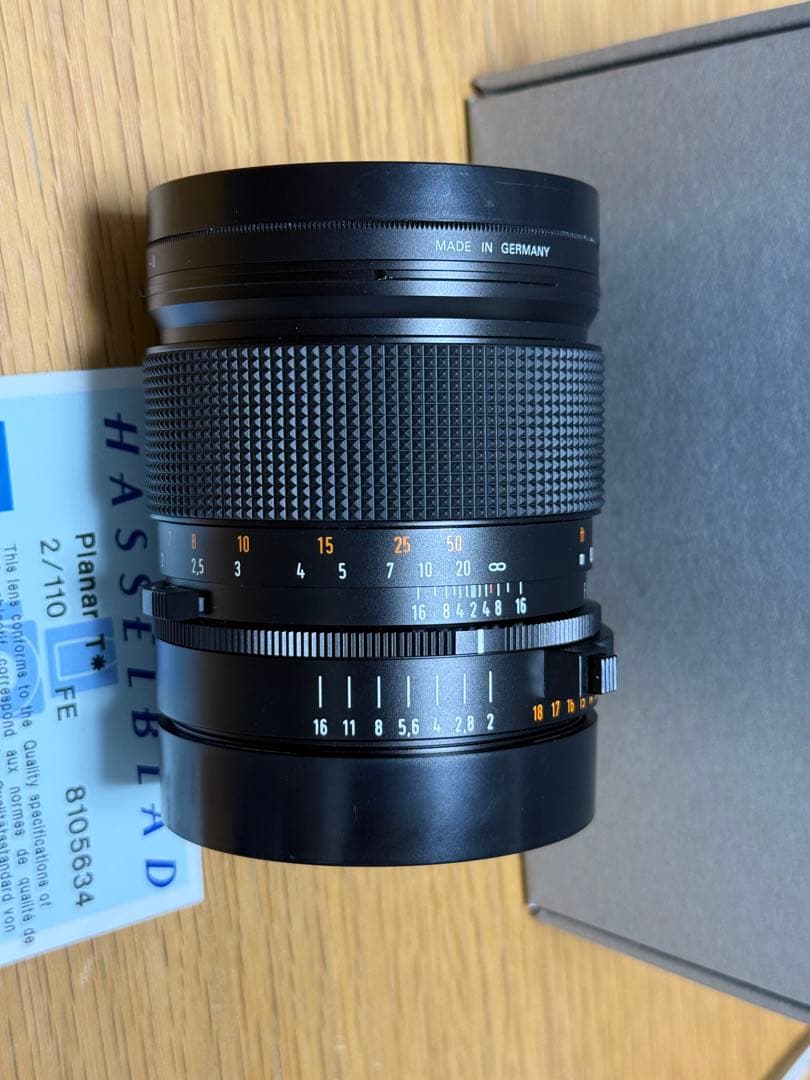 ハッセルブラッド FE110 F2 レンズ　美品　元箱付き