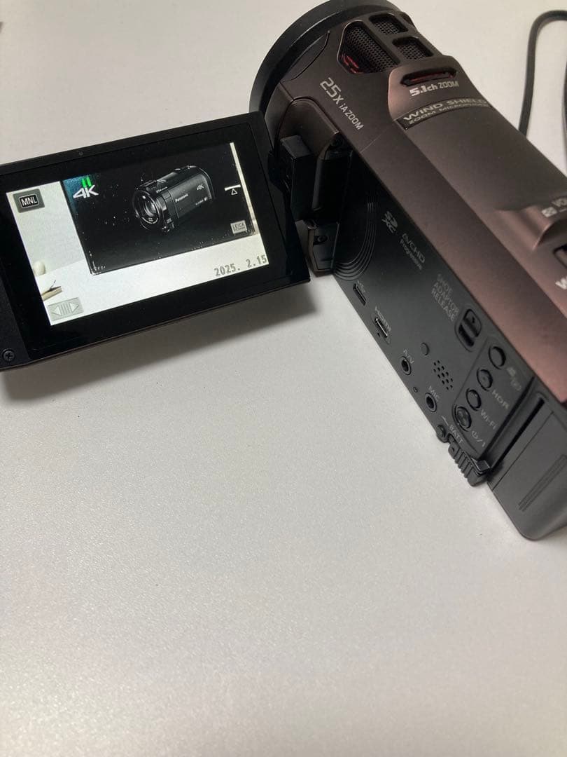 AOプロフ必読様 4K ビデオカメラ　パナソニック　HC-VX980M ブラウン
