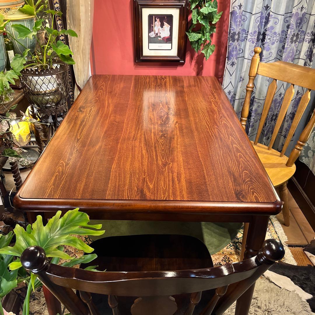 ヴィンテージ コロニアル ST メラミントップコンパクトダイニングテーブル